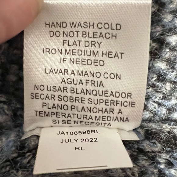 Joseph A. NWT Draped Open Cardigan ~ Blue & Gray Plaid ~ 2X - Picture 11 of 11